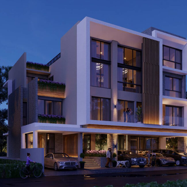 Phanupol Residence, Ekkamai Bangkok, Thailand by PO Architect