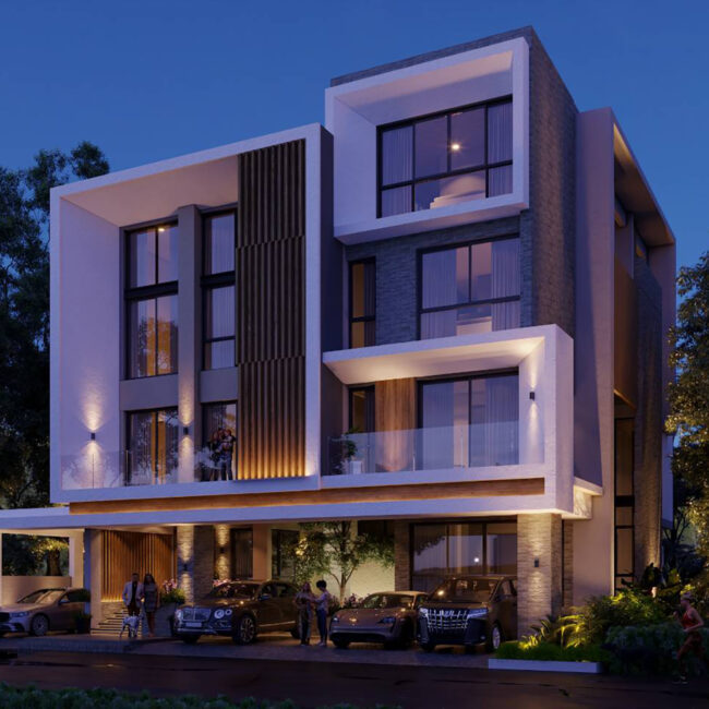 Phanupol Residence, Ekkamai Bangkok, Thailand by PO Architect