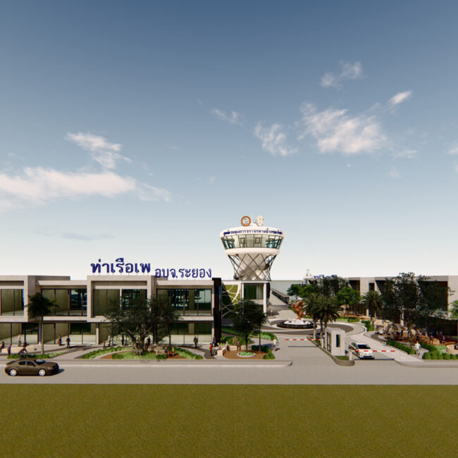 Phe Pier, Phe Rayong, Thailand by PO Architect